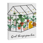 Good Things Grow Here Illustrated Quote Canvas Print Gallery Image 6