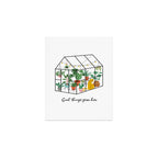Good Things Grow Here Illustrated Quote Art Print Gallery Image 1