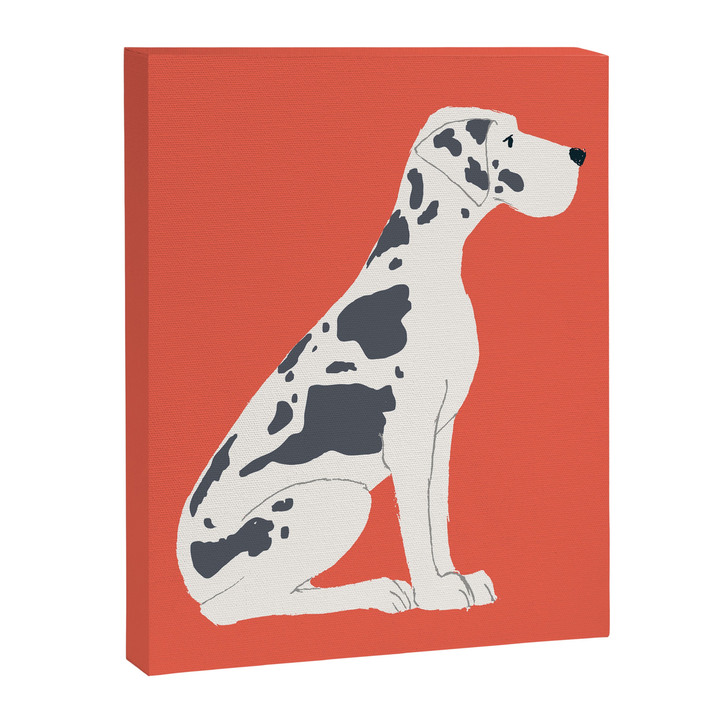 Great Dane Dog Illustration Canvas Print Gallery Image 8