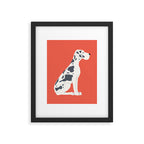 Great Dane Dog Illustration Framed Art Print Gallery Image 6