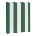Green White Stripe - By The Seashore Canvas Print Gallery Image 8