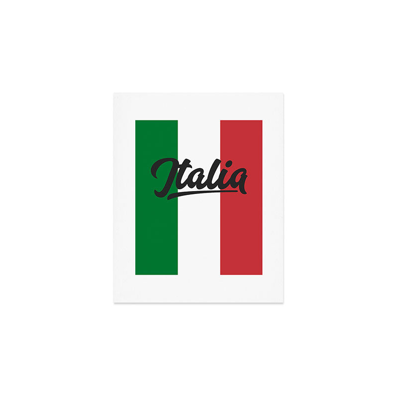 Italian Flag Art Print Gallery Image 1