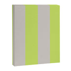 Lime and Chiffon Stripes Canvas Print Gallery Image 8