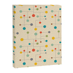 Mid-Century Dots Pattern Canvas Print Gallery Image 8