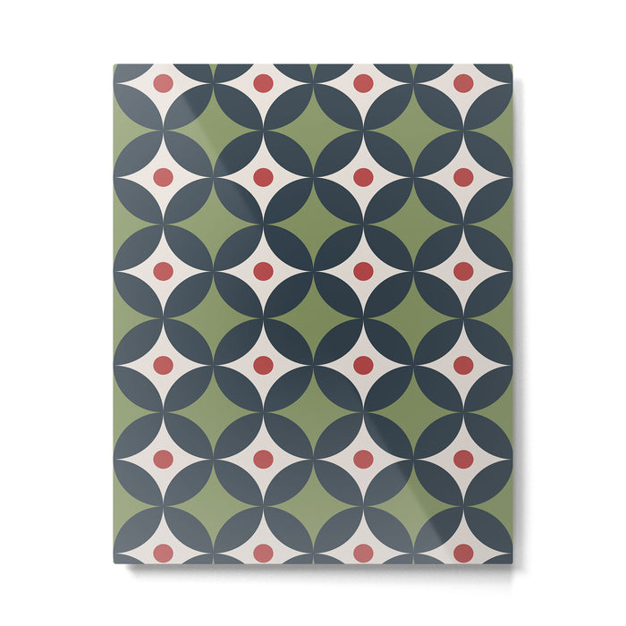 Modern Geometric Starburst Metal Print Gallery Image 1