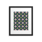 Modern Geometric Starburst Framed Art Print Gallery Image 6