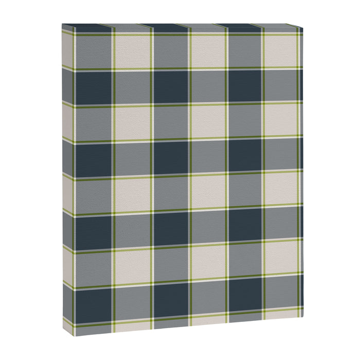 Modern Tartan in Earth Tones Canvas Print Gallery Image 1