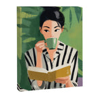 Morning Muse in Stripes Canvas Print Gallery Image 6