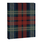 Navy Blue Red Classic Plaid Canvas Print Gallery Image 8