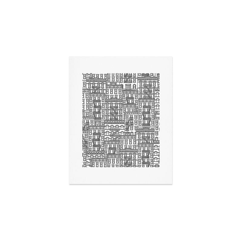 New York Hand Drawn Illustration Art Print Gallery Image 1