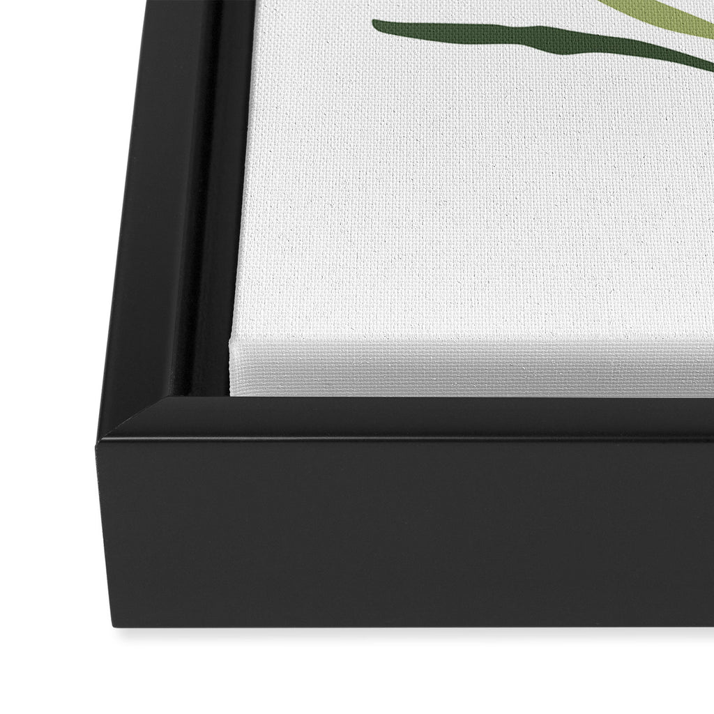 Palm Leaf Framed Canvas Print Gallery Image 3