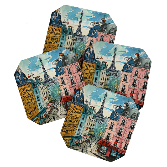 Paris Illustration Coaster Gallery Image 1