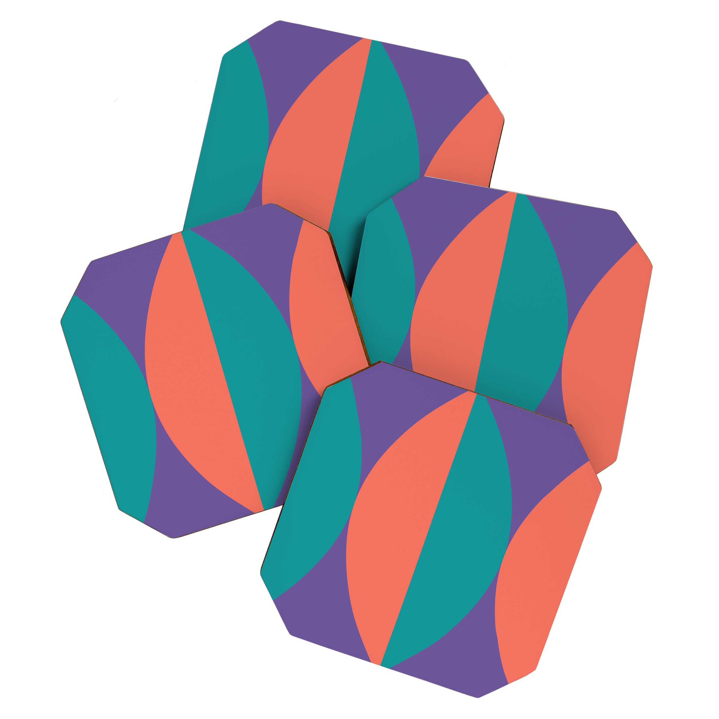 Passion Flower Geometry Coaster Gallery Image 1