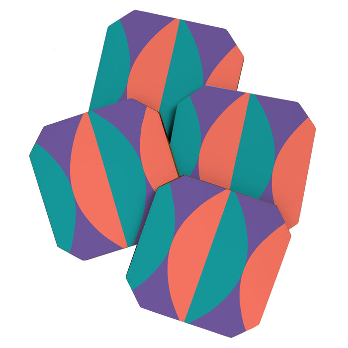 Passion Flower Geometry Coaster Gallery Image 1