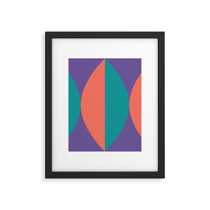 Passion Flower Geometry Framed Art Print Gallery Image 6