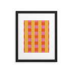 Playful Stripes in Bold Harmony Framed Art Print Gallery Image 6