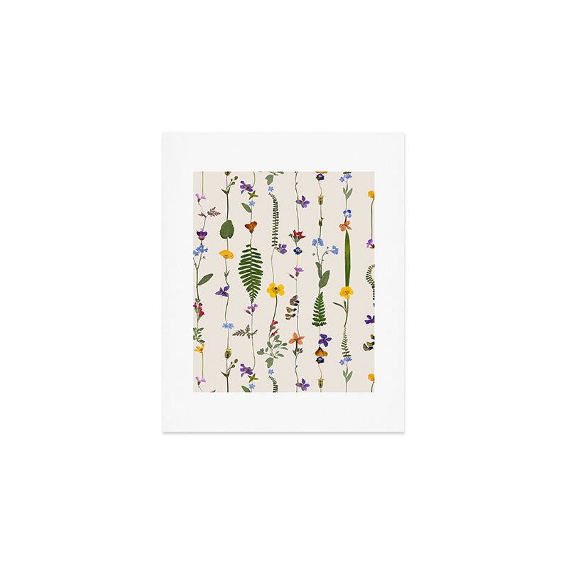 Pressed Florals Art Print Gallery Image 1