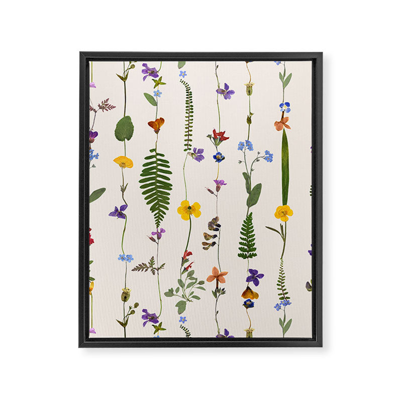 Pressed Florals Framed Canvas Print Gallery Image 8