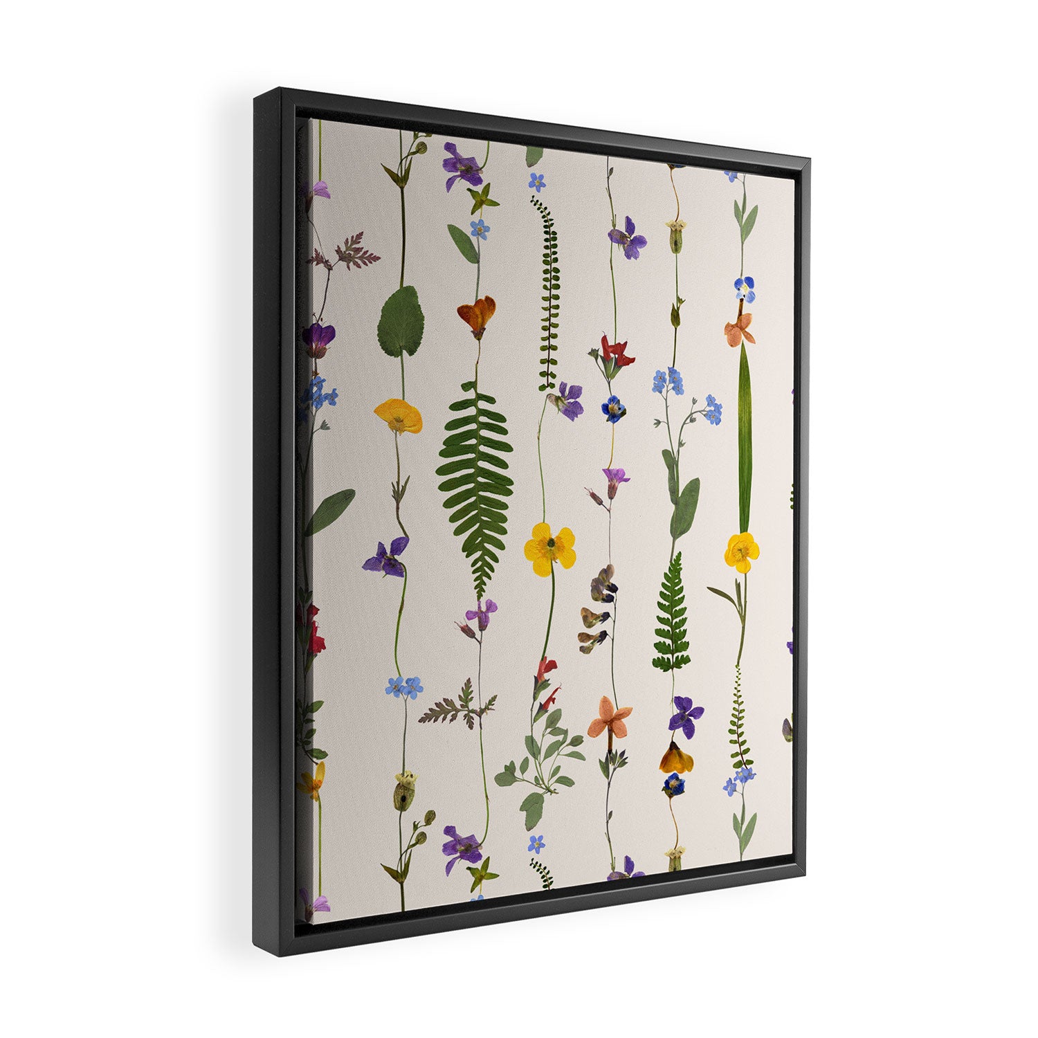 Pressed Florals Framed Canvas Print Gallery Image 2