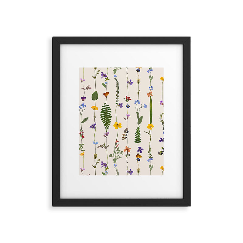 Pressed Florals Framed Art Print Gallery Image 6