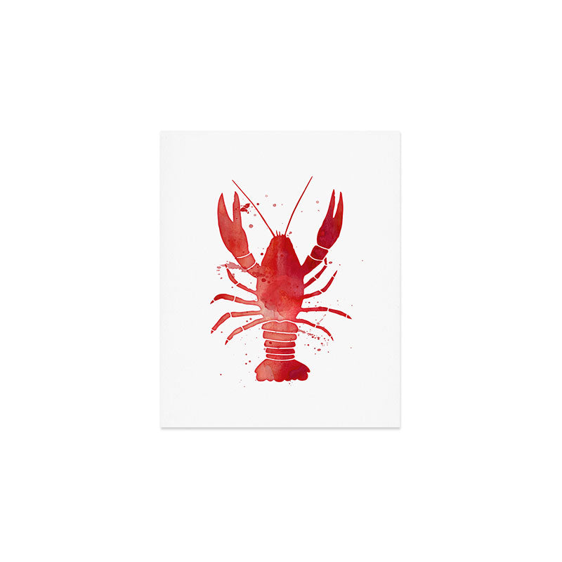 Red Lobster Art Print Gallery Image 1