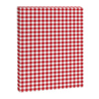 Red Scarlet Flame Gingham Check Canvas Print Gallery Image 8
