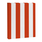 Red White Stripe - By The Seashore Canvas Print Gallery Image 8