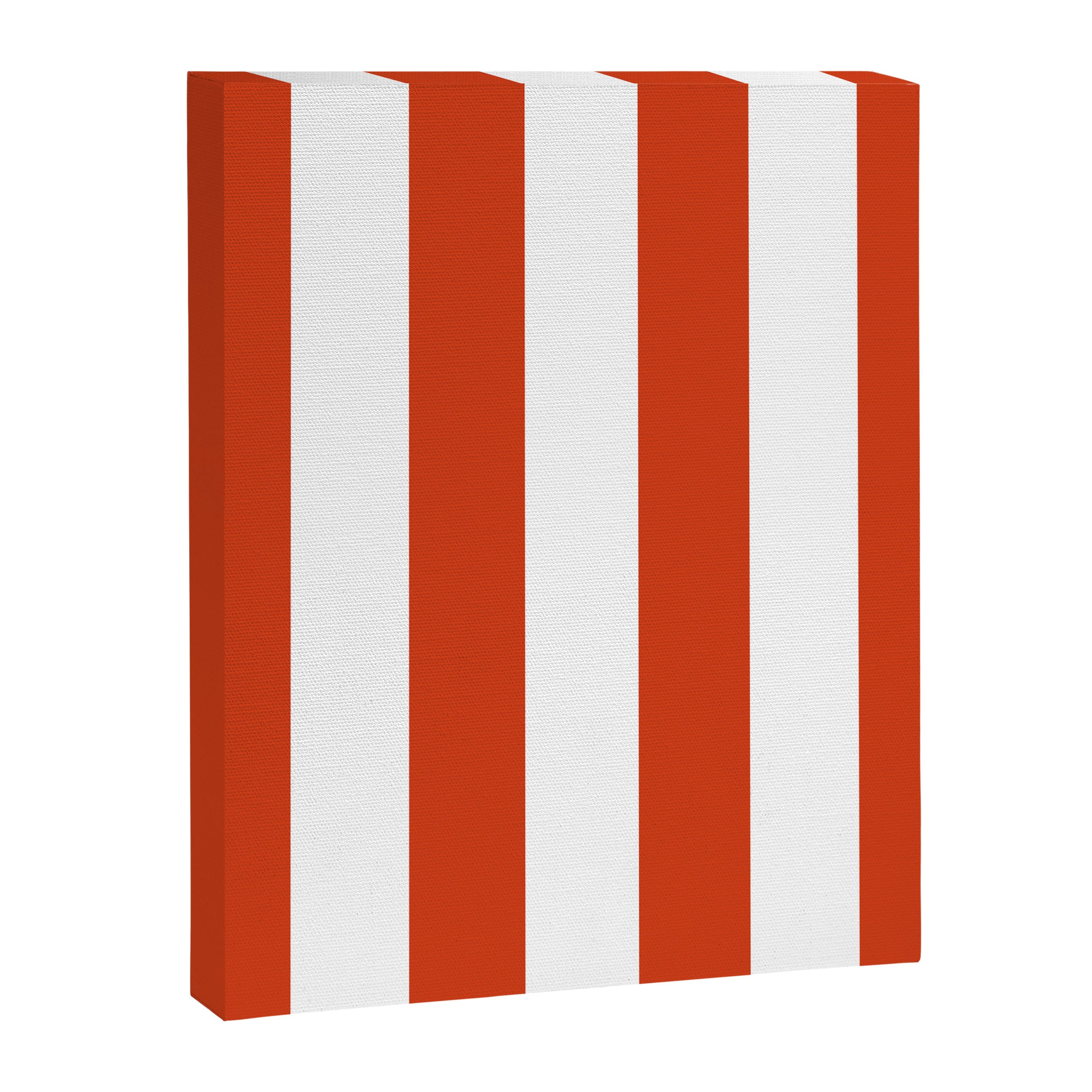 Red White Stripe - By The Seashore Canvas Print Gallery Image 8