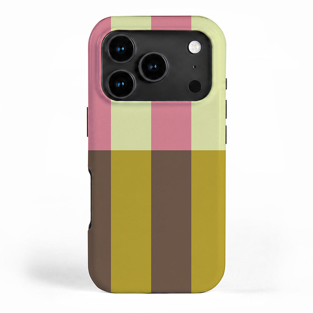 Retro Candy Stripe Pattern iPhone Case Gallery Image 1