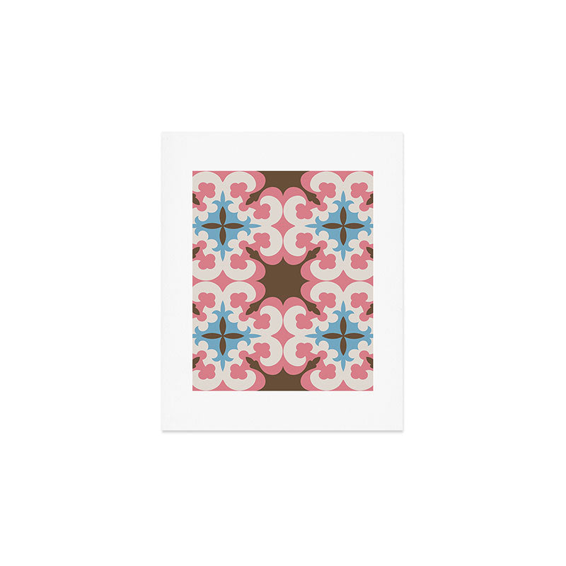 Retro Floral Luxe Revival Art Print Gallery Image 1