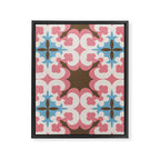 Retro Floral Luxe Revival Framed Canvas Print Gallery Image 8