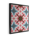 Retro Floral Luxe Revival Framed Canvas Print Gallery Image 2