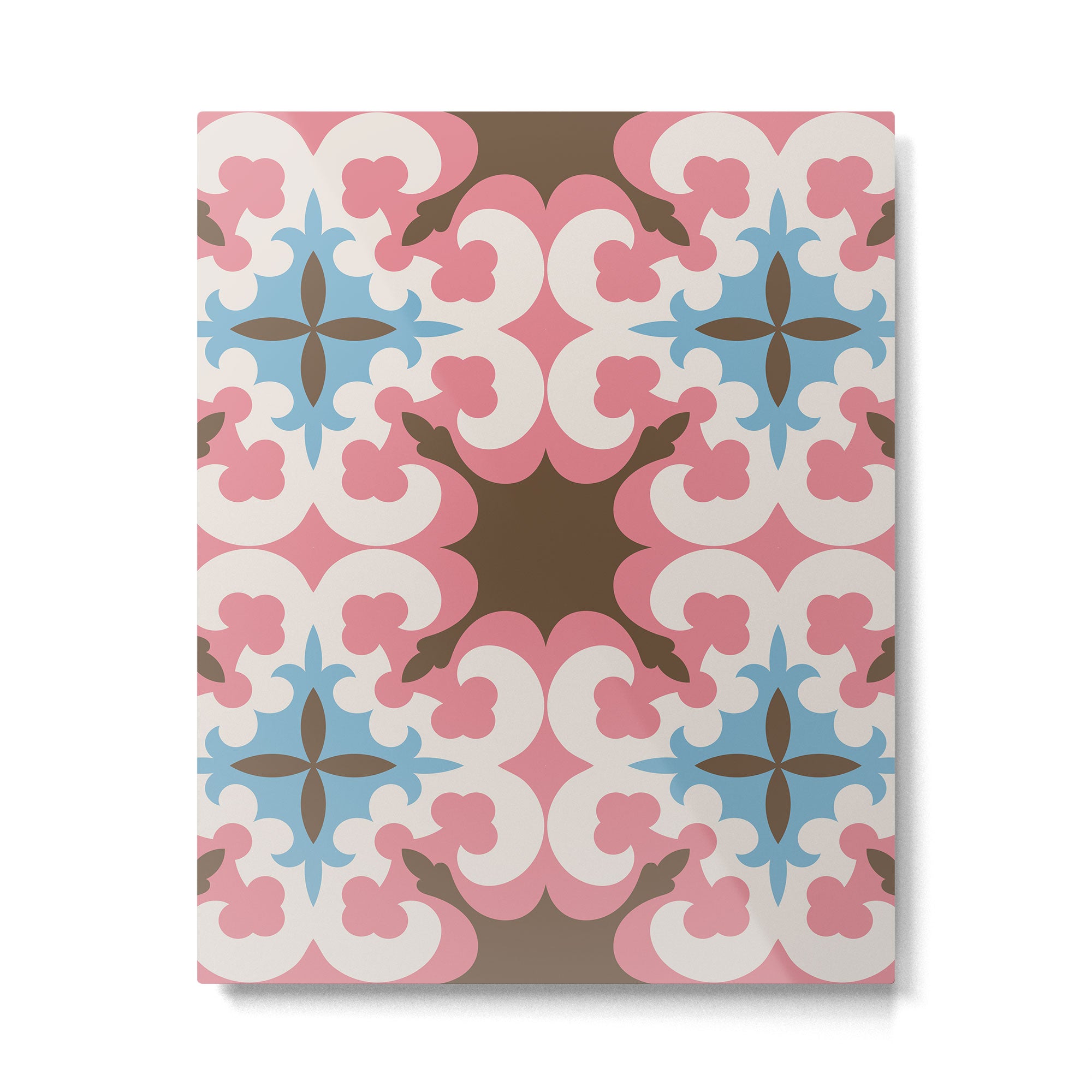 Retro Floral Luxe Revival Metal Print Gallery Image 6