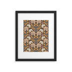 Retro Floral Pattern Bloom Framed Art Print Gallery Image 6