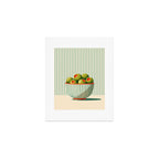 Retro Olive Bowl Illustration Art Print Gallery Image 1