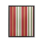 Retro Striped Color Harmony Framed Canvas Print Gallery Image 8