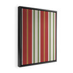 Retro Striped Color Harmony Framed Canvas Print Gallery Image 2