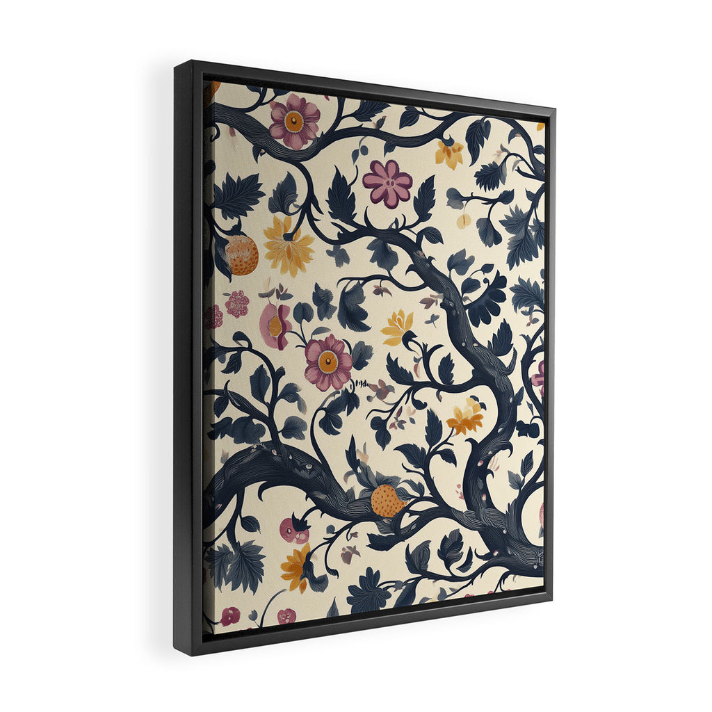 Romantic Botanica Autumn Whimsy Framed Canvas Print Gallery Image 2