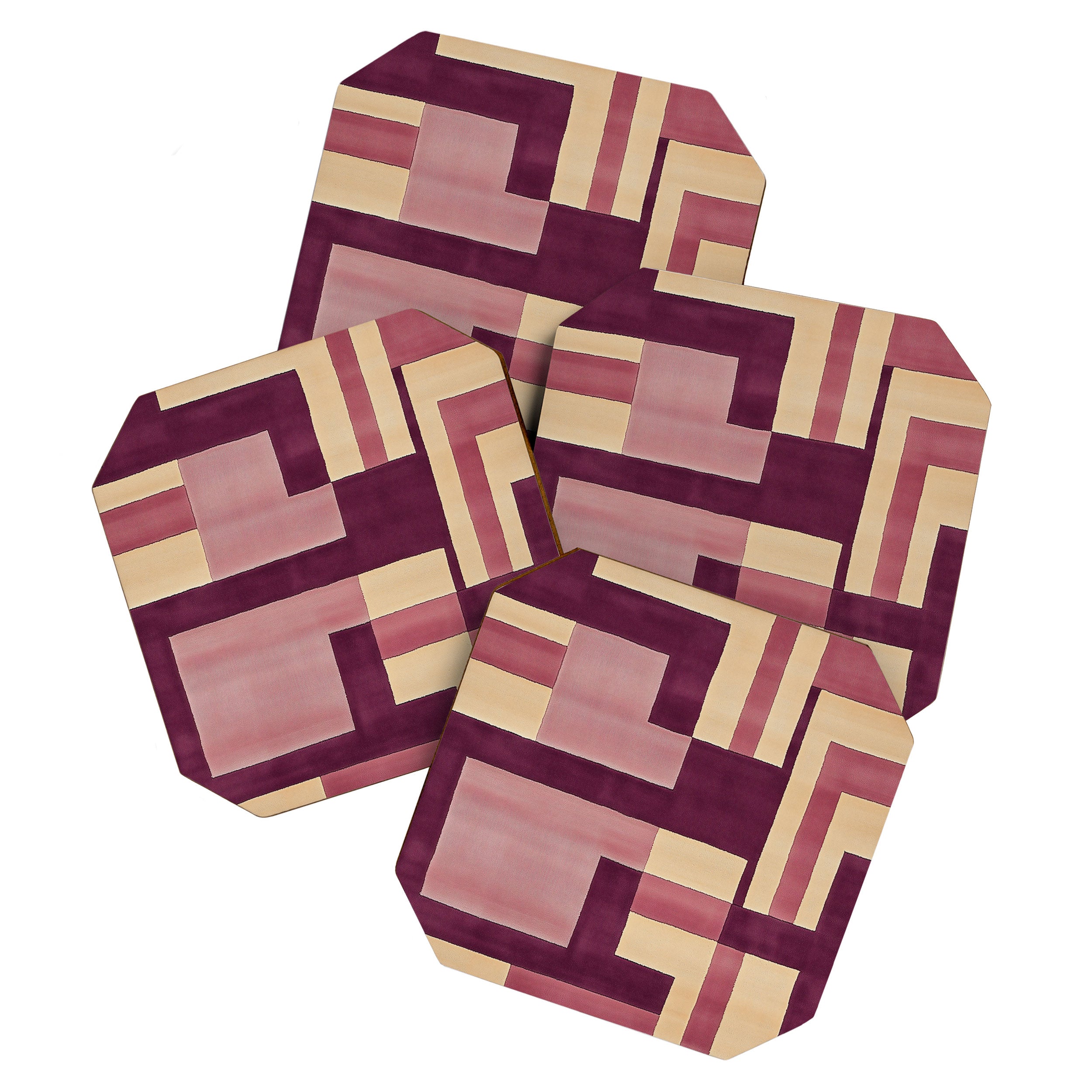 Romantic Botanica - Autumn Winter Geometry Coaster Gallery Image 1