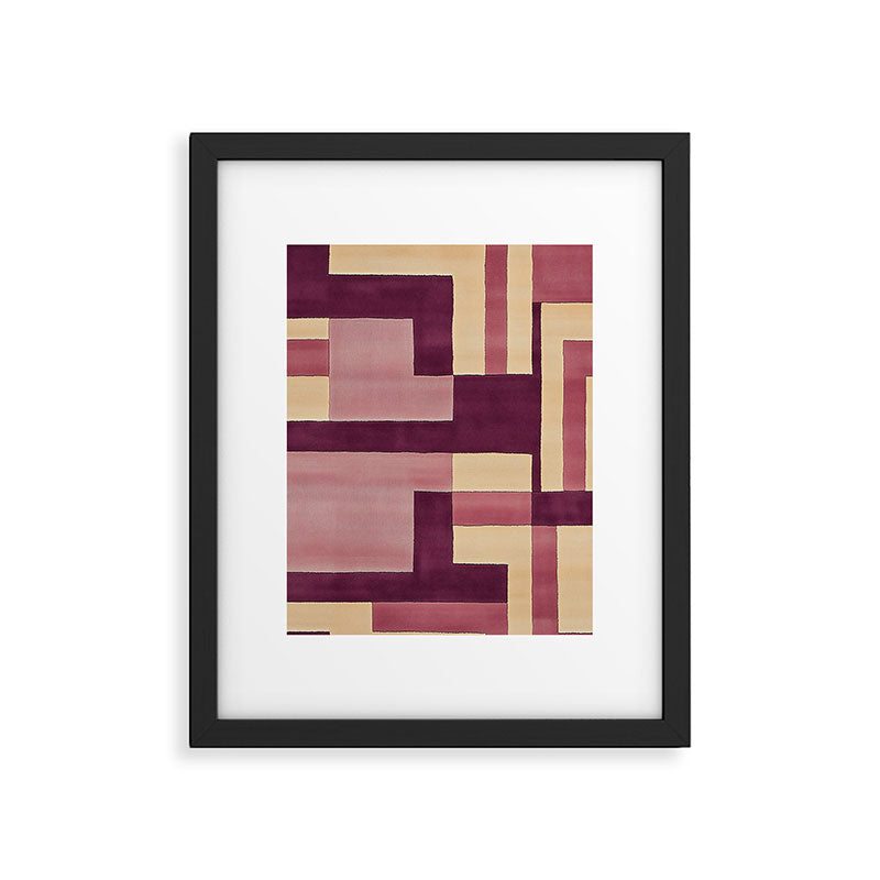 Romantic Botanica - Autumn Winter Geometry Framed Art Print Gallery Image 6