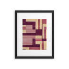 Romantic Botanica - Autumn Winter Geometry Framed Art Print Gallery Image 6