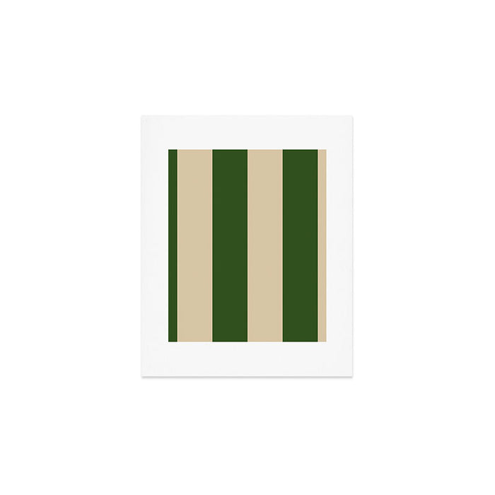 Sawdust and Pine Striped Harmony Art Print Gallery Image 1