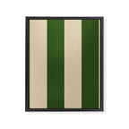 Sawdust and Pine Striped Harmony Framed Canvas Print Gallery Image 8