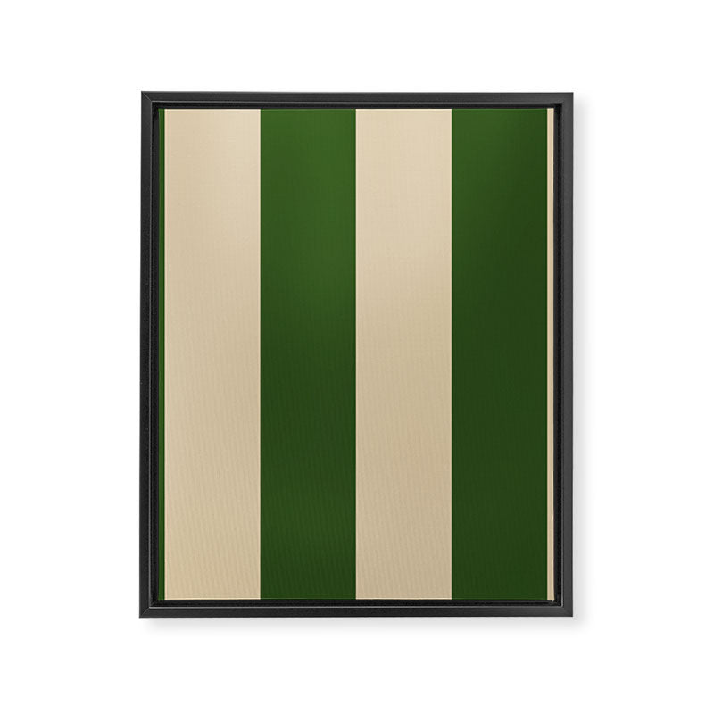 Sawdust and Pine Striped Harmony Framed Canvas Print Gallery Image 8