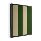 Sawdust and Pine Striped Harmony Framed Canvas Print Gallery Image 2