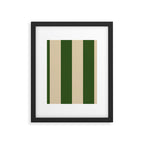 Sawdust and Pine Striped Harmony Framed Art Print Gallery Image 6