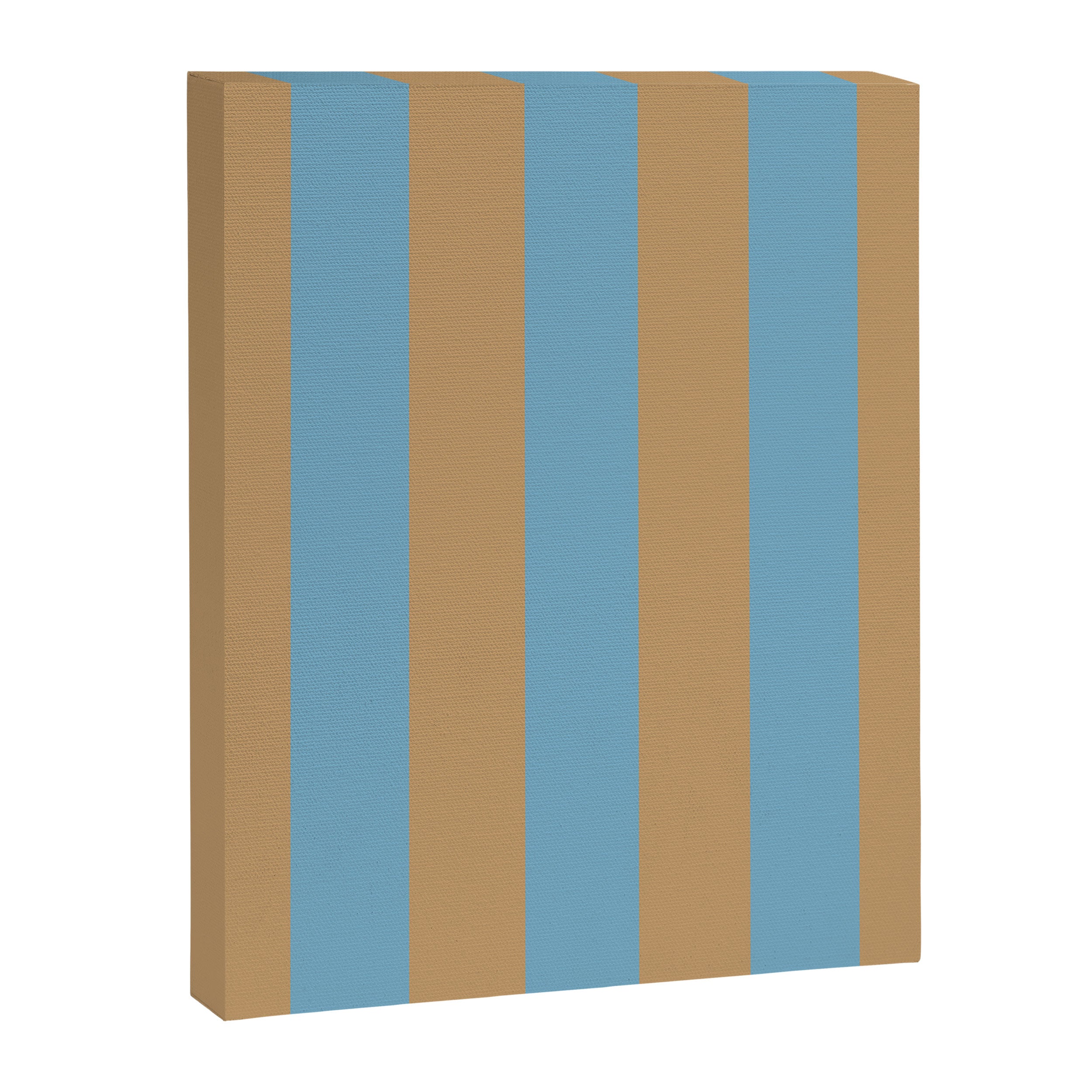 Sky Blue Taffy Stripes Canvas Print Gallery Image 8