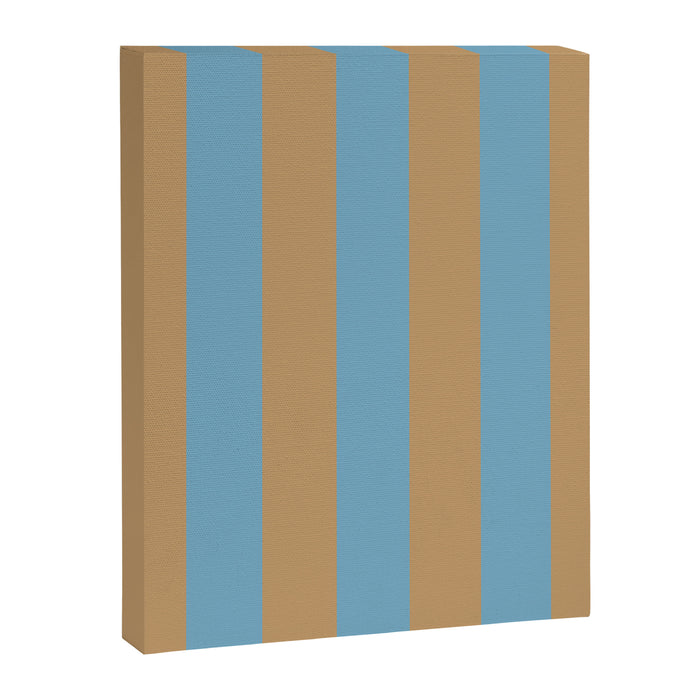 Sky Blue Taffy Stripes Canvas Print Gallery Image 1