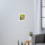 Sleeping Ginger Cat Sunshine Art Print Gallery Image 3