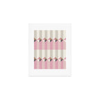 Soft Geometric Blush Pattern Art Print Gallery Image 1